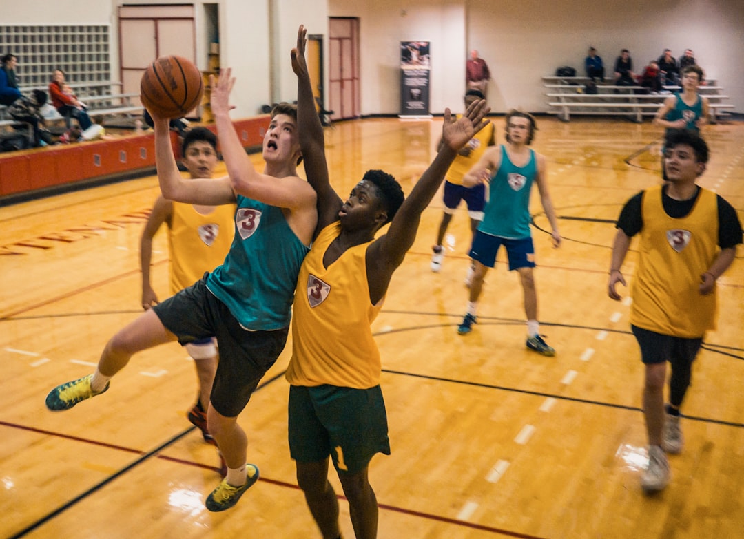 Youth basketball training drill